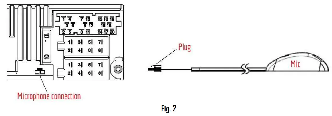 DISCOUNT CAR STEREO BKR-MCP Replacement Microphone for Becker Hands-Free Radios - 2