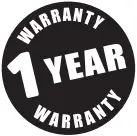 1 Year Warranty
