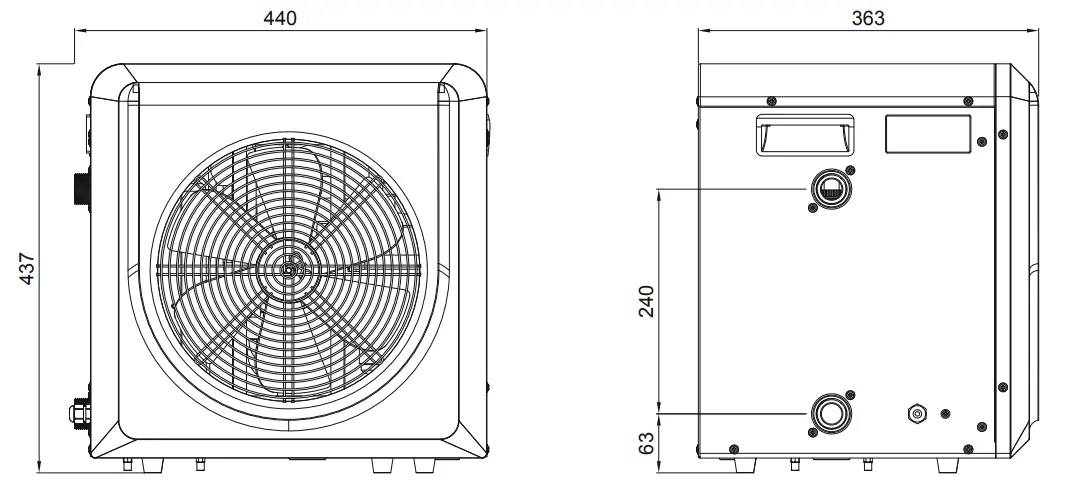 Bestway 58748 Flowclear Air Energy Heat Pump - fig 3
