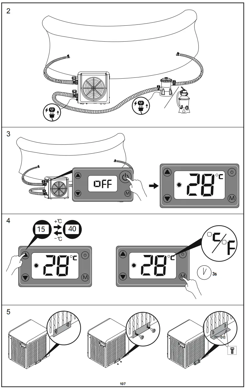 Bestway 58748 Flowclear Air Energy Heat Pump - fig 6