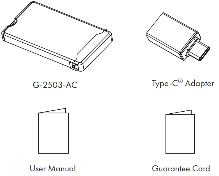 GRAUGEAR G-2503-AC USB 3.0 Enclosure - 1