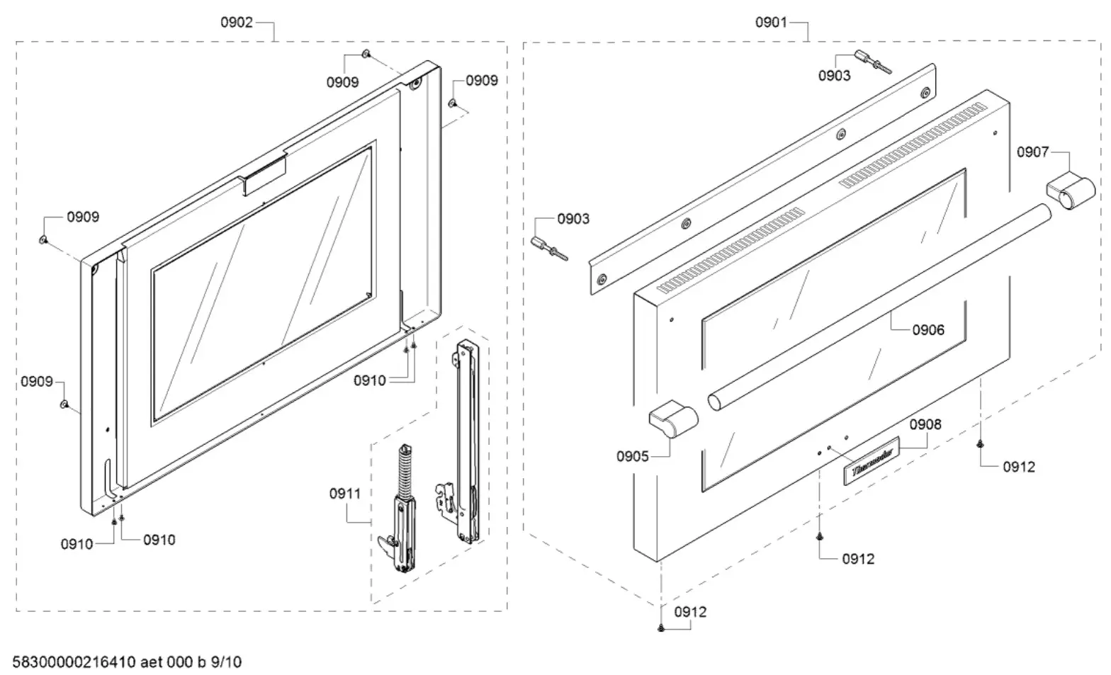 Thermador PRD364WDGU-1 Dual Fuel Professional Range - Figure 10