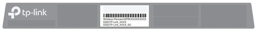 tp-link Archer MR600 Wireless 4G LTE Router - password printed