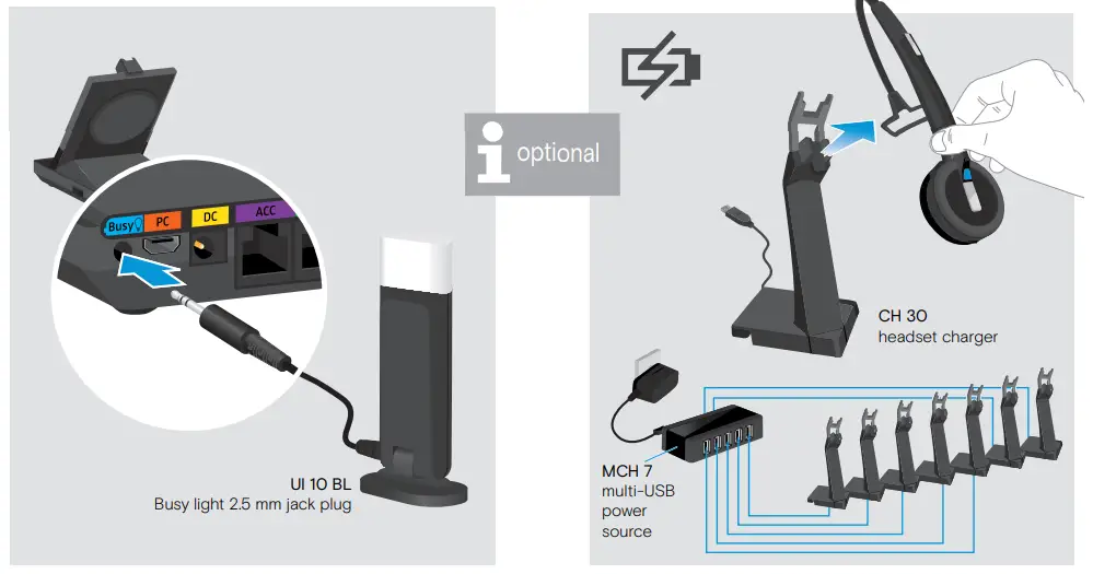 EPOS SDW 5000 Series Base Station for Wireless Headset - EPOS SDW 5000 Series Base Station for Wireless Headset- busy light