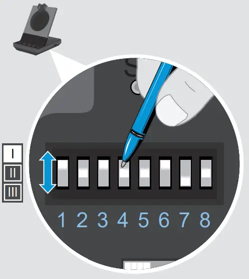 EPOS SDW 5000 Series Base Station for Wireless Headset - EPOS SDW 5000 Series Base Station for Wireless Headset- dip