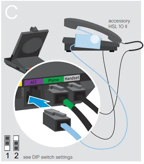 EPOS SDW 5000 Series Base Station for Wireless Headset - EPOS SDW 5000 Series Base Station for Wireless Headset- handset lifter