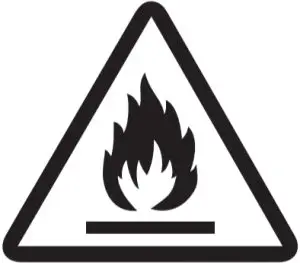 Flammable Warning Icon