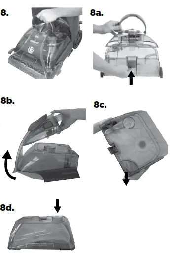 Bissell 8930, 9200, 9300 Series Proheat 2X User - carpet cleaning 3