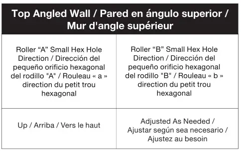 VIGO VG6043 Luca Adjustable Frameless Sliding Shower Door - Top Angled Wall Table