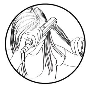 CONAIR CS584X You Style Nano Tourmaline Ceramic Technology Straightener - fig