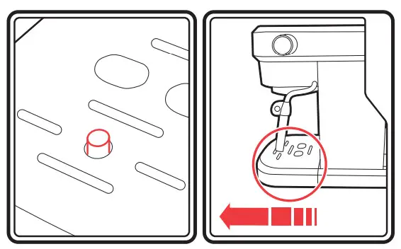 morphy richards 172020 Espresso Coffee Machine - Emptying