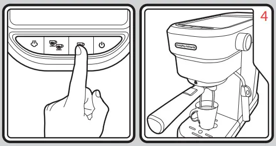 morphy richards 172020 Espresso Coffee Machine - Preheating4