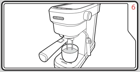 morphy richards 172020 Espresso Coffee Machine - Priming6