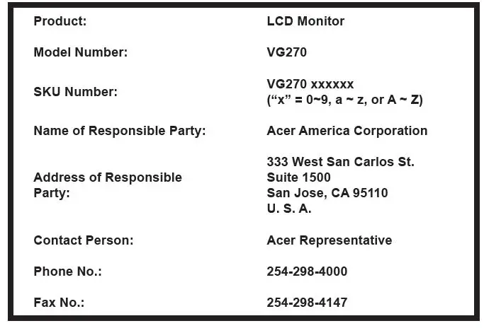 Acer-LCD-Monitor-User-Manual-fig-2