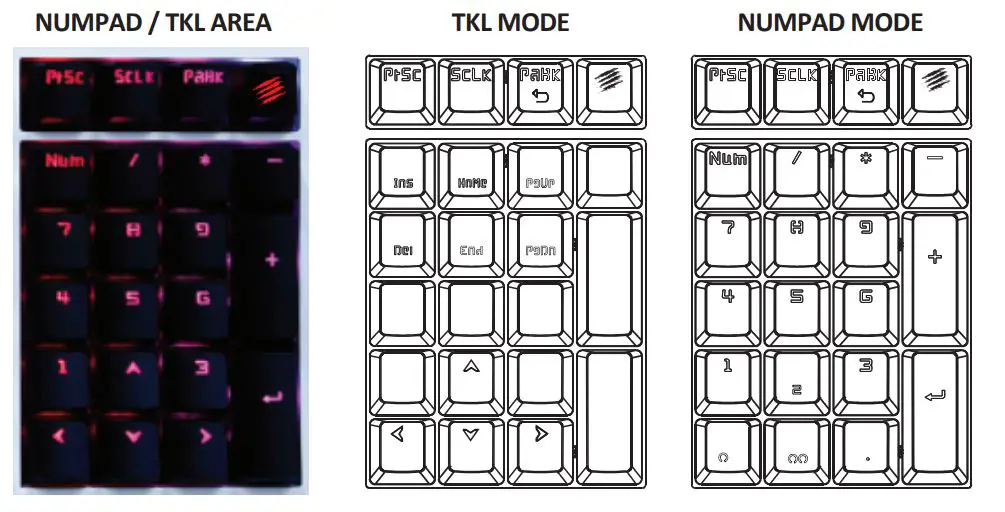 MADCATZ Chameleon RGB Mechanical Gaming Keyboard - STRIKE 13 - Game Keys Control 2