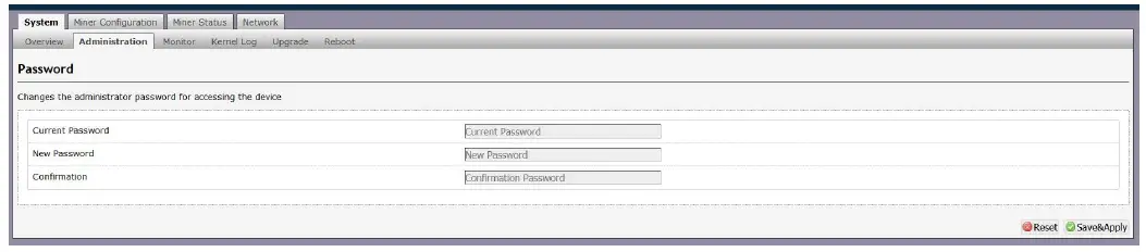 Modifying Your Password