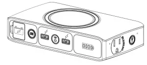 mophie 401105901 Powerstation Go Wireless Portable Car Jump Start - FIGURE 1