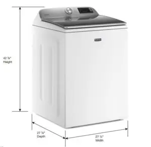 Maytag® Top Load Washer Dimension