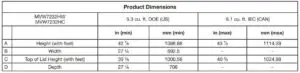 Product Dimensions