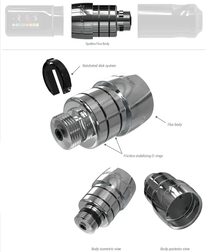 FK Irons B08D6S2GYB Spektra Flux Cartridge Machine - THE BODY