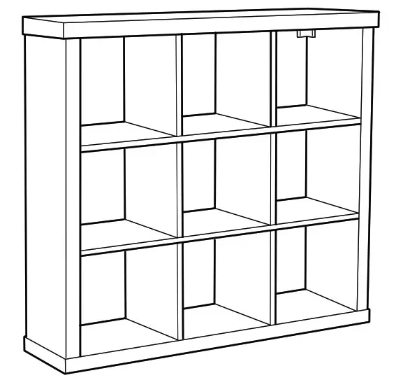 IKEA 404 156 01 KALLAX Shelf Unit Black Brown - Cover