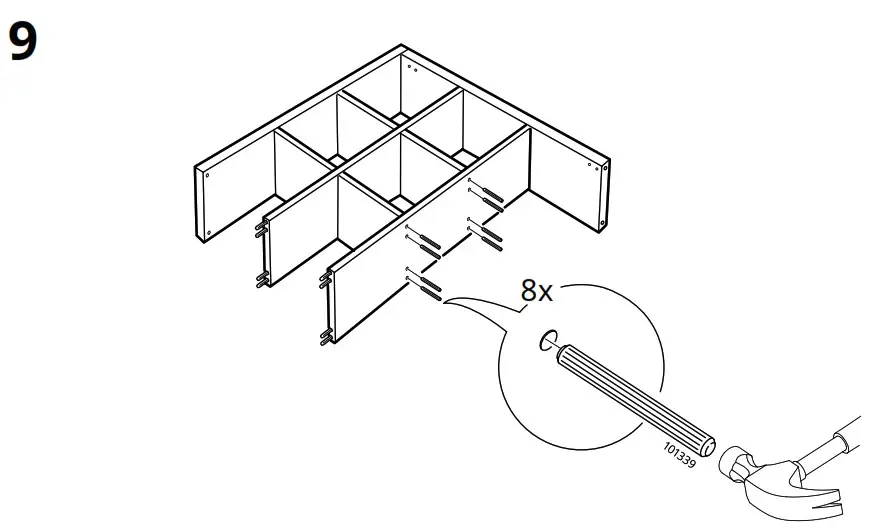IKEA 404 156 01 KALLAX Shelf Unit Black Brown - Product Overview 13