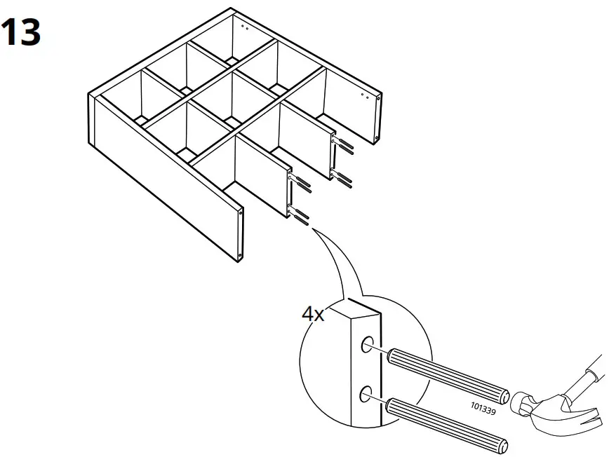 IKEA 404 156 01 KALLAX Shelf Unit Black Brown - Product Overview 17