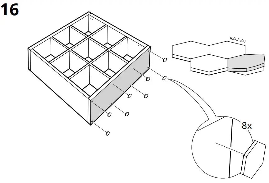 IKEA 404 156 01 KALLAX Shelf Unit Black Brown - Product Overview 20