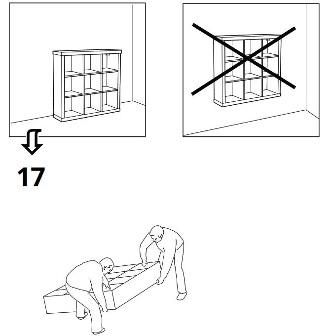IKEA 404 156 01 KALLAX Shelf Unit Black Brown - Product Overview 21