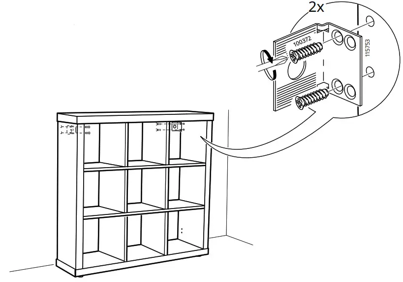IKEA 404 156 01 KALLAX Shelf Unit Black Brown - Product Overview 22