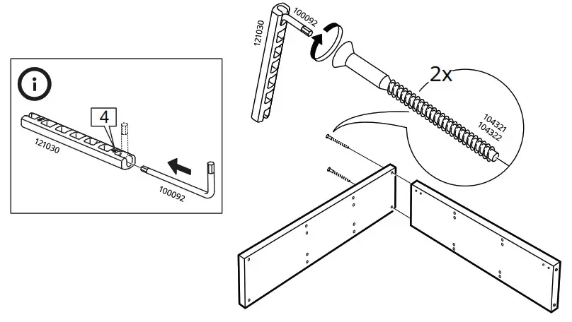 IKEA 404 156 01 KALLAX Shelf Unit Black Brown - Product Overview 6