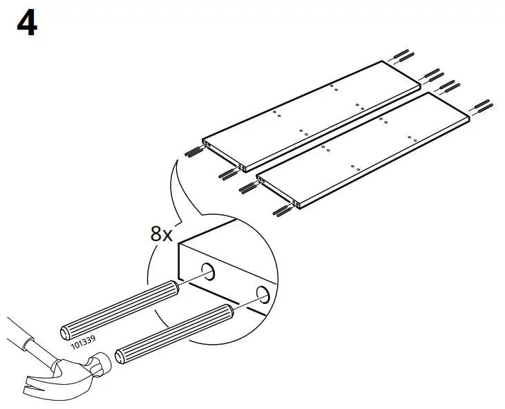 IKEA 404 156 01 KALLAX Shelf Unit Black Brown - Product Overview 9