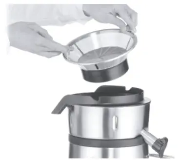 HENDI 221105 Centrifugal Juice Extractor - Assembly 4