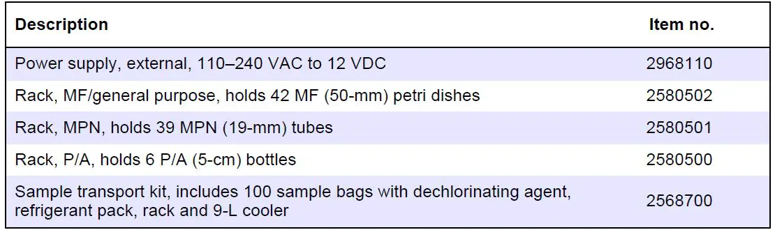 HACH 80415 Portable Incubator 12 VDC 30 - 50 °C-10