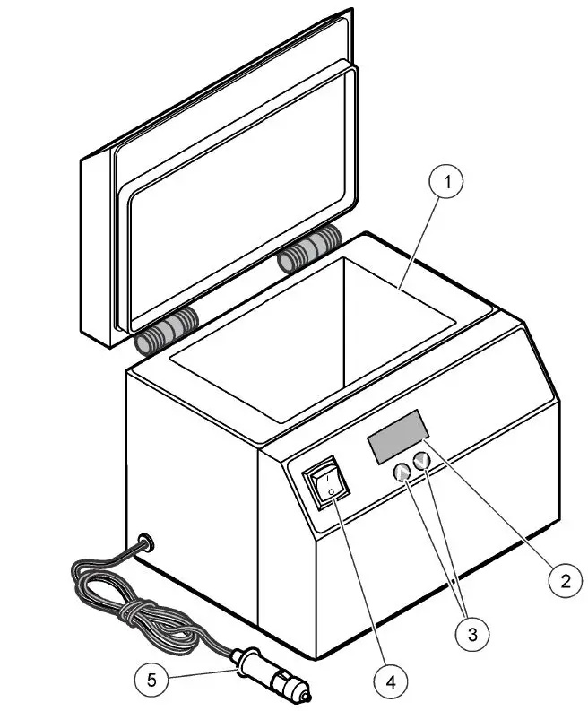 HACH 80415 Portable Incubator 12 VDC 30 - 50 °C-5