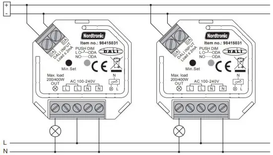 Nordtronic 98415031 Dali Box Dimmer - figure 2
