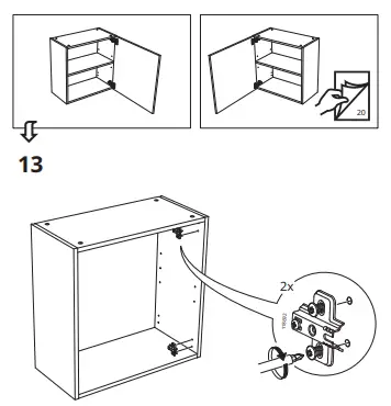IKEA 404.963.10 KNOXHULT Wall Cabinet with Door-fig10