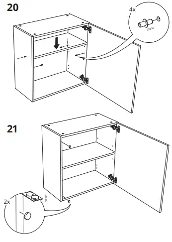 IKEA 404.963.10 KNOXHULT Wall Cabinet with Door-fig14