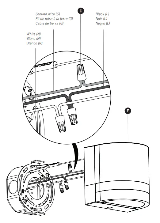 artika OUT-VR-SS Valor Round LED Wall Light 5