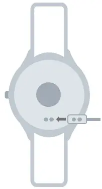 X-WATCH 54021 Qin XW PRO Ultra Slim Dark Steel Smartwatch - CHARGING