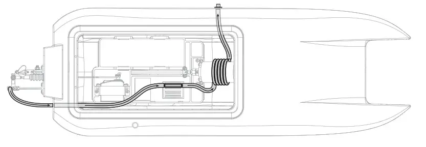 PROBOAT PRB08007 Blackjack 24 Inch Brushless RTR Catamaran - Water Cooling System