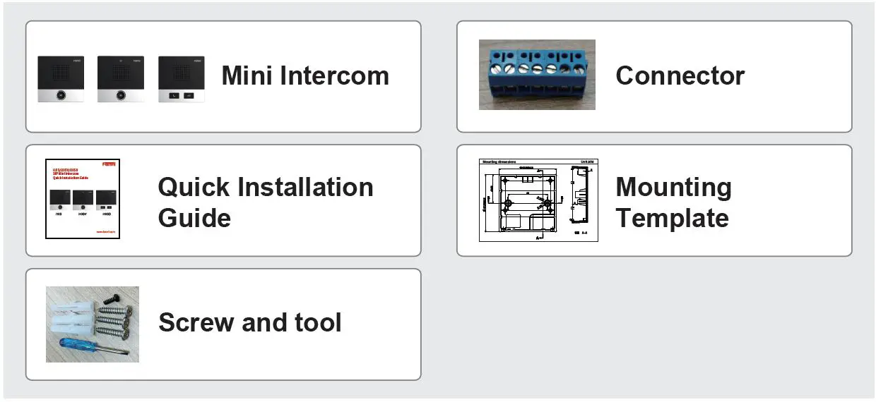 Fanvil i10S SIP Mini Intercom FIG1