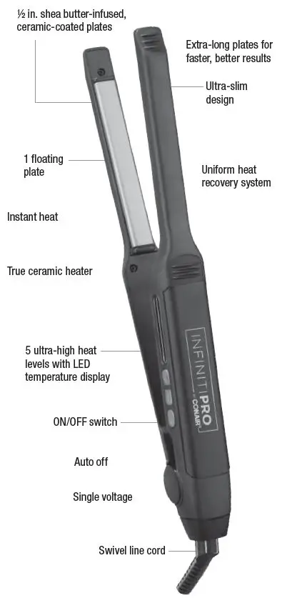 CONAIR CS29N Flat Iron-FIG1