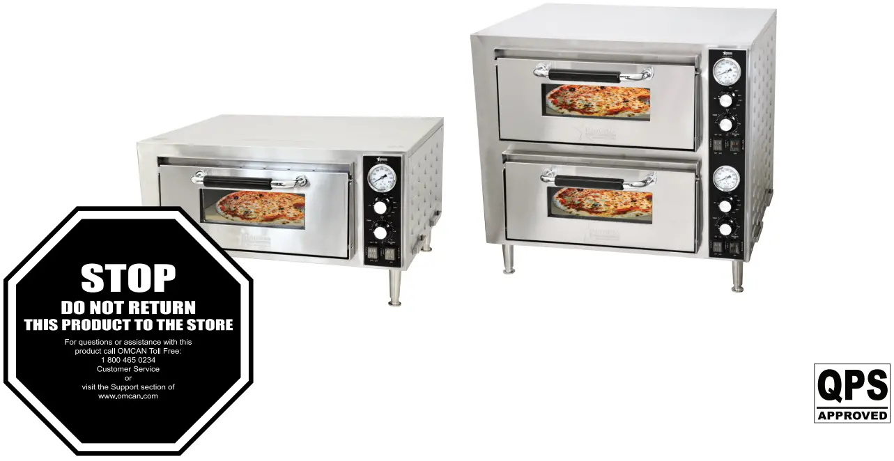 OMCAN PE CN 1800 S Electric Pizza Ovens