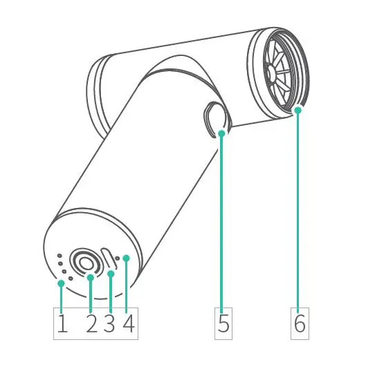 KiCA KC1 JetFan Compressed Air Duster Air Blowser fig 1