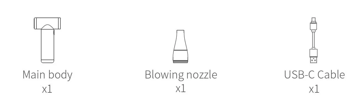 KiCA KC1 JetFan Compressed Air Duster Air Blowser fig 2