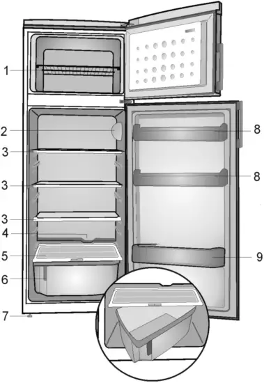 beko DS227030SN Refrigerator-Freezer