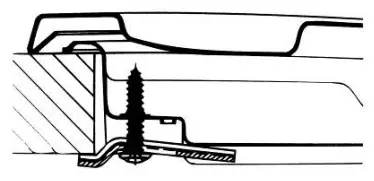 Installation of built-in gas hob