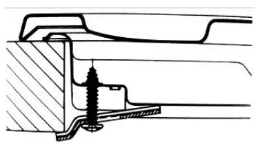 Installation of built-in gas hob