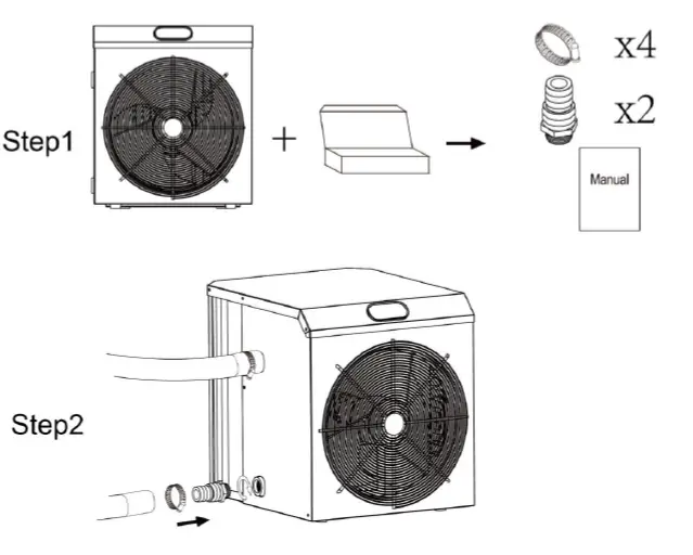AES GHD-150-0318 Mini Swimming Pool Heat Pump-fig 4